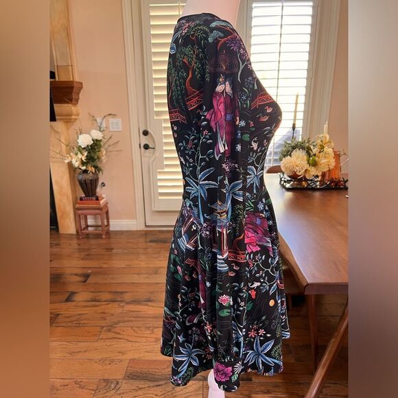 BlackMilk Nihon Shishu Bishop Skater Dress XS NWT Japan Print Whimsical - Picture 9 of 9